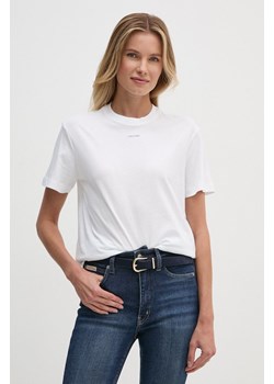 Calvin Klein t-shirt damski kolor biały K20K207519 ze sklepu ANSWEAR.com w kategorii Bluzki damskie - zdjęcie 174714303