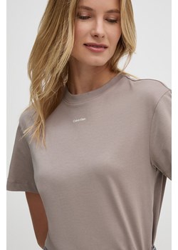 Calvin Klein t-shirt damski kolor szary K20K207519 ze sklepu ANSWEAR.com w kategorii Bluzki damskie - zdjęcie 174714311