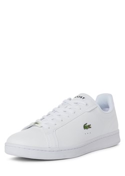 Lacoste Męskie buty sportowe z zawartością skóry - Carnaby Pro Mężczyźni Sztuczna skóra biały jednolity ze sklepu vangraaf w kategorii Trampki męskie - zdjęcie 174716263