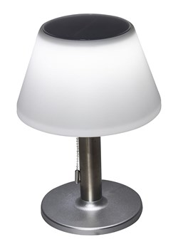 Garden Hero Solarna lampa stołowa LED w kolorze srebrno-białym - wys. 28 x Ø 20 cm ze sklepu Limango Polska w kategorii Dekoracje i akcesoria ogrodowe - zdjęcie 174718980