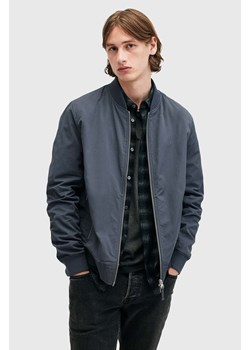 AllSaints kurtka bomber BASSETT męski kolor granatowy przejściowa M077OB ze sklepu ANSWEAR.com w kategorii Kurtki męskie - zdjęcie 174723090