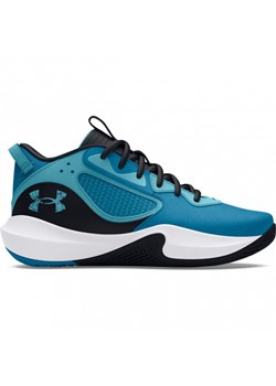 Buty do koszykówki uniseks Under Armour UA Lockdown 6 - niebieskie ze sklepu Sportstylestory.com w kategorii Buty sportowe męskie - zdjęcie 174726250