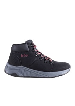 Lee Cooper Czarne ocieplane trapery LCJ-22-31-1451 ze sklepu ButyModne.pl w kategorii Buty trekkingowe męskie - zdjęcie 174727280