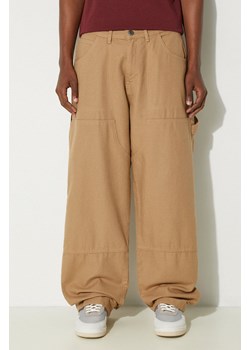 Alpha Industries spodnie bawełniane Carpenter Pant kolor beżowy proste 148202 ze sklepu PRM w kategorii Spodnie męskie - zdjęcie 174727570