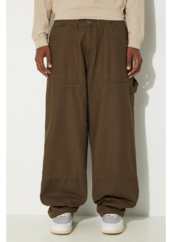 Alpha Industries spodnie bawełniane Carpenter Pant kolor czarny proste 148202 ze sklepu PRM w kategorii Spodnie męskie - zdjęcie 174727572