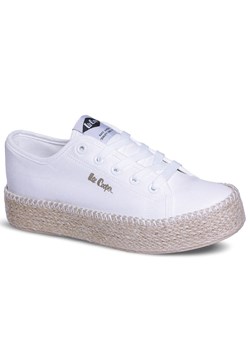 Buty Lee Cooper LCW-24-44-2410LA - białe ze sklepu streetstyle24.pl w kategorii Espadryle damskie - zdjęcie 174727692