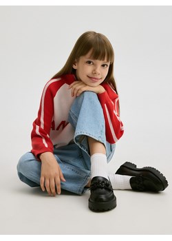 Reserved - Loafersy z imitacji skóry - czarny ze sklepu Reserved w kategorii Półbuty dziecięce - zdjęcie 174733152