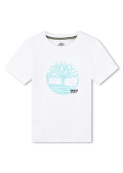 Timberland Koszulka w kolorze białym - id: 15766998 - marki Timberland - 174734821 Timberland Koszulka w kolorze białym ze sklepu Limango Polska w kategorii T-shirty chłopięce - zdjęcie 174734821