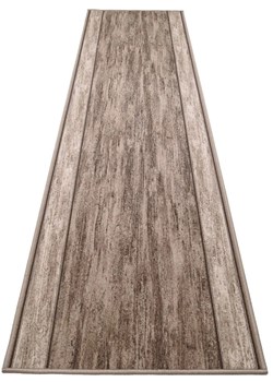 Klasyczny elegancki chodnik dywanowy taupe H3-F93 ze sklepu Edinos.pl w kategorii Dywany - zdjęcie 174736721