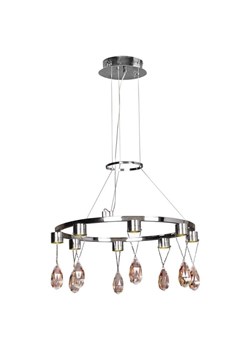 Kryształowy okrągły żyrandol - K537 C2-F18 ze sklepu Edinos.pl w kategorii Lampy wiszące - zdjęcie 174736803