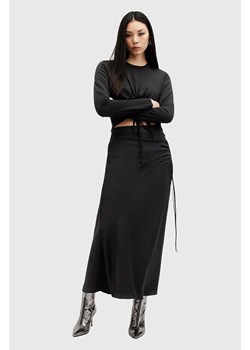 AllSaints spódnica ALEXIA kolor czarny maxi prosta W051RB ze sklepu ANSWEAR.com w kategorii Spódnice - zdjęcie 174738741