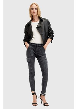 AllSaints jeansy DURAN damskie kolor czarny W014EB ze sklepu ANSWEAR.com w kategorii Jeansy damskie - zdjęcie 174738772