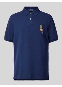 Koszulka polo z wyhaftowanym logo ze sklepu Peek&Cloppenburg  w kategorii T-shirty męskie - zdjęcie 174739421