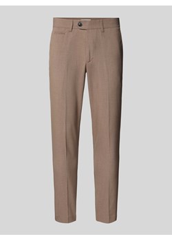 Spodnie o kroju regular fit z lamowaną kieszenią ze sklepu Peek&Cloppenburg  w kategorii Spodnie męskie - zdjęcie 174739714