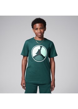 T-shirt dla dużych dzieci Ring Air Jordan - Zieleń ze sklepu Nike poland w kategorii T-shirty chłopięce - zdjęcie 174739983