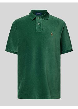 Koszulka polo z wyhaftowanym logo ze sklepu Peek&Cloppenburg  w kategorii T-shirty męskie - zdjęcie 174746370