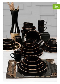 Hermia 30-częściowy zestaw w kolorze czarnym ze sklepu Limango Polska w kategorii Naczynia - zdjęcie 174746740