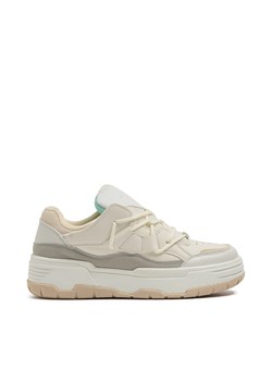 Cropp - Beżowe sneakersy - beżowy ze sklepu Cropp w kategorii Buty sportowe damskie - zdjęcie 174748003