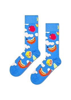 Happy Socks skarpetki Cloudy Fruit Sock kolor niebieski P001551 ze sklepu ANSWEAR.com w kategorii Skarpetki damskie - zdjęcie 174753590