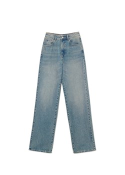 Cropp - Niebieskie jeansy straight TALL - niebieski ze sklepu Cropp w kategorii Jeansy damskie - zdjęcie 174754540