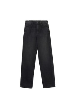 Cropp - Czarne jeansy straight TALL - czarny ze sklepu Cropp w kategorii Jeansy damskie - zdjęcie 174754543