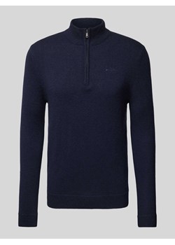 Sweter z dzianiny ze stójką ze sklepu Peek&Cloppenburg  w kategorii Swetry męskie - zdjęcie 174759070