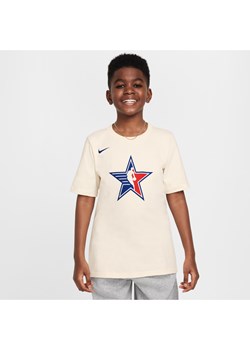 T-shirt z półokrągłym dekoltem dla dużych dzieci Nike NBA Team 31 All-Star Essential - Brązowy ze sklepu Nike poland w kategorii T-shirty chłopięce - zdjęcie 174759543