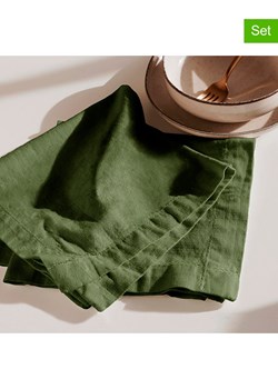 Mint Rugs Serwetki (2 szt.) &quot;Delfos&quot; w kolorze khaki ze sklepu Limango Polska w kategorii Akcesoria kuchenne - zdjęcie 174759813