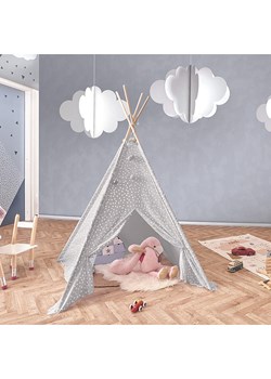 The Home Deco Kids Namiot w kolorze szarym - 120 x 160 x 120 cm ze sklepu Limango Polska w kategorii Zabawki - zdjęcie 174762103