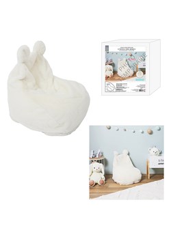 The Home Deco Kids Siedzisko w kolorze białym - 40 x 54 x 50 cm ze sklepu Limango Polska w kategorii Meble dziecięce - zdjęcie 174762264