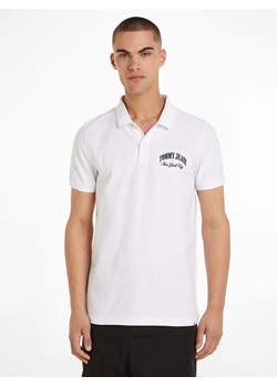 Tommy Hilfiger Koszulka polo w kolorze białym ze sklepu Limango Polska w kategorii T-shirty męskie - zdjęcie 174764452