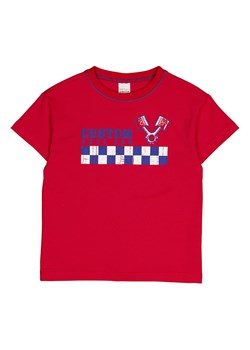 Fred´s World by GREEN COTTON Koszulka &quot;Racing&quot; w kolorze czerwonym ze sklepu Limango Polska w kategorii T-shirty chłopięce - zdjęcie 174776122