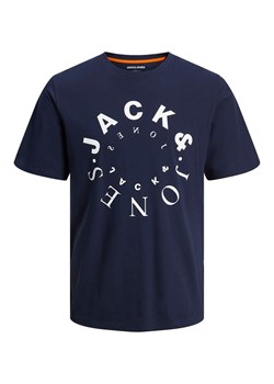 Jack &amp; Jones Koszulka &quot;Warrior&quot; w kolorze granatowym ze sklepu Limango Polska w kategorii T-shirty męskie - zdjęcie 174776671