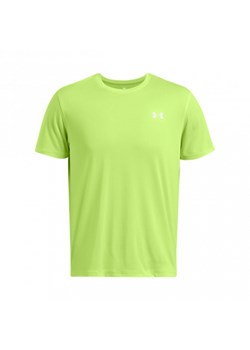 Męska koszulka do biegania Under Armour UA Launch Shortsleeve - zielona ze sklepu Sportstylestory.com w kategorii T-shirty męskie - zdjęcie 174777541