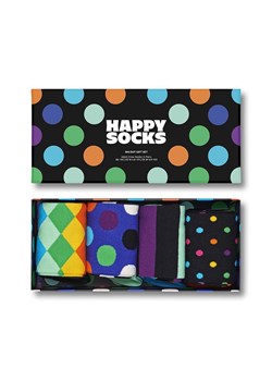 Happy Socks skarpetki 4-Pack Black Week Big Dot SXBDO09-0100 ze sklepu ANSWEAR.com w kategorii Skarpetki damskie - zdjęcie 174779493