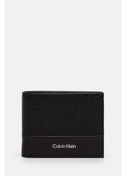 Calvin Klein portfel skórzany męski kolor czarny K50K512313 ze sklepu ANSWEAR.com w kategorii Portfele męskie - zdjęcie 174779910