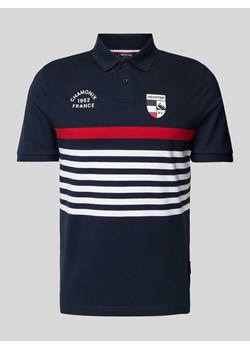 Koszulka polo z wyhaftowanym logo ze sklepu Peek&Cloppenburg  w kategorii T-shirty męskie - zdjęcie 174784621