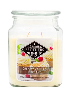 Candle Brothers Świeca zapachowa &quot;Creamy Vanilla Cupcake&quot; - 510 g ze sklepu Limango Polska w kategorii Świece i dyfuzory - zdjęcie 174786914