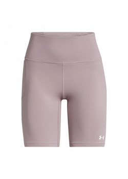 Damskie kolarki treningowe Under Armour Motion Bike Short Emea - beżowe ze sklepu Sportstylestory.com w kategorii Szorty - zdjęcie 174787173