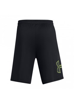 Męskie spodenki treningowe Under Armour Tech Graphic Short - czarne ze sklepu Sportstylestory.com w kategorii Spodenki męskie - zdjęcie 174792124