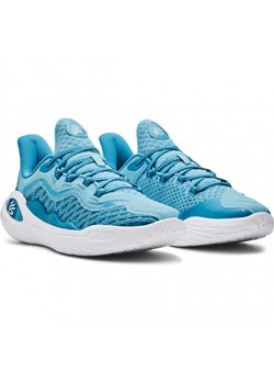 Buty do koszykówki uniseks Under Armour Curry 11 Mouthguard - niebieskie ze sklepu Sportstylestory.com w kategorii Buty sportowe męskie - zdjęcie 174792570