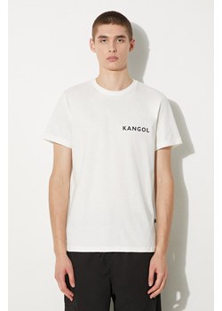 Kangol t-shirt bawełniany Heritage Basic kolor biały z nadrukiem KLHB003-OFFWHITE ze sklepu PRM w kategorii T-shirty męskie - zdjęcie 174795254