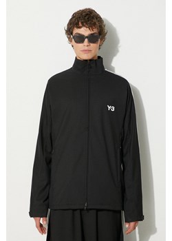 Y-3 bluza z domieszką wełny Refined Wool Track Top kolor czarny z aplikacją IW7462 ze sklepu PRM w kategorii Bluzy męskie - zdjęcie 174795360