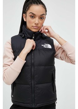 The North Face bezrękawnik 1996 RETRO NUPTSE VEST damski kolor czarny zimowy NF0A3XEPLE41 ze sklepu PRM w kategorii Kamizelki damskie - zdjęcie 174795642