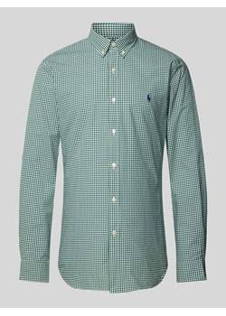 Koszula casualowa o kroju slim fit z kołnierzykiem typu button down ze sklepu Peek&Cloppenburg  w kategorii Koszule męskie - zdjęcie 174795861