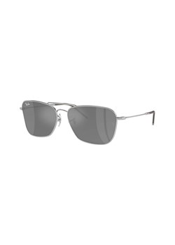 Ray-Ban okulary przeciwsłoneczne CARAVAN REVERSE kolor srebrny 0RBR0102S ze sklepu ANSWEAR.com w kategorii Okulary przeciwsłoneczne damskie - zdjęcie 174799553