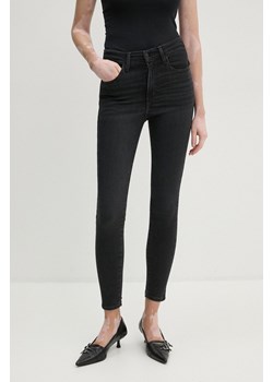 Levi&apos;s jeansy 720 HIRISE SUPER SKINNY damskie kolor czarny ze sklepu ANSWEAR.com w kategorii Jeansy damskie - zdjęcie 174799711