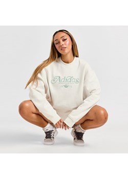 ADIDAS BLUZA SPORT CLUB CREW WHT/GRN ze sklepu JD Sports  w kategorii Bluzy damskie - zdjęcie 174801120