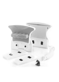 InnovaGoods Magnetyczna myjka &quot;Magly&quot; w kolorze białym do okien - 12 x 11 x 5 cm ze sklepu Limango Polska w kategorii Akcesoria kuchenne - zdjęcie 174805680