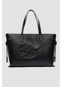 KARL LAGERFELD Czarna shopperka Klxav Mirum Tote ze sklepu outfit.pl w kategorii Torby Shopper bag - zdjęcie 174808292